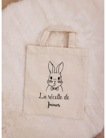 Mini Sac Pâques motif lapin