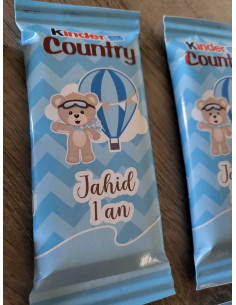 Kinder country personnalisé