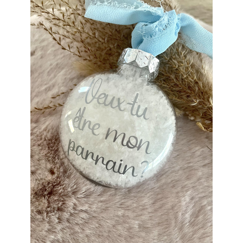 Boule de Noël personnalisée – Veux-tu...