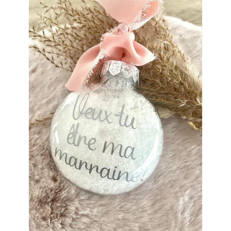 Boule de Noël personnalisée – Veux-tu...