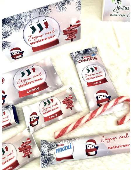 Box chocolat Pingouin Noël