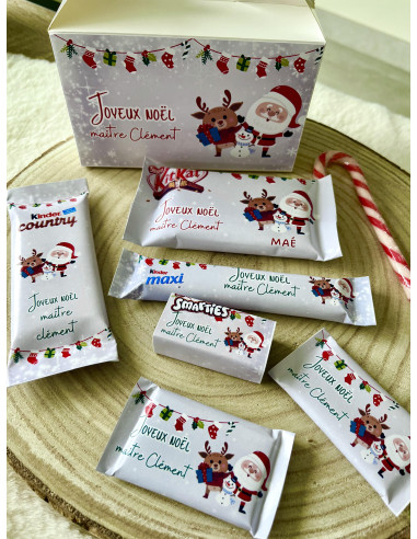 Box chocolat Père Noël