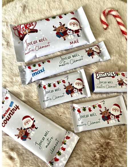 Box chocolat Père Noël
