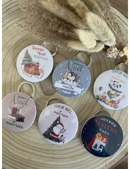 Porte clé personnalisé noël