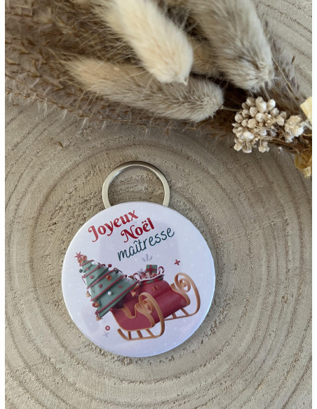 Porte clé personnalisé noël