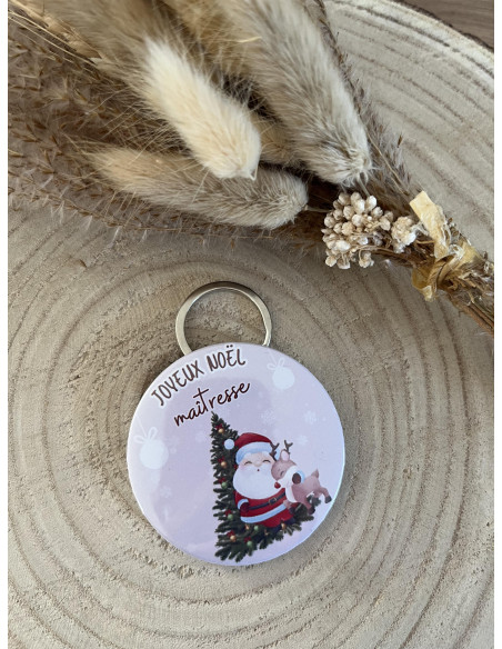 Porte clé personnalisé noël