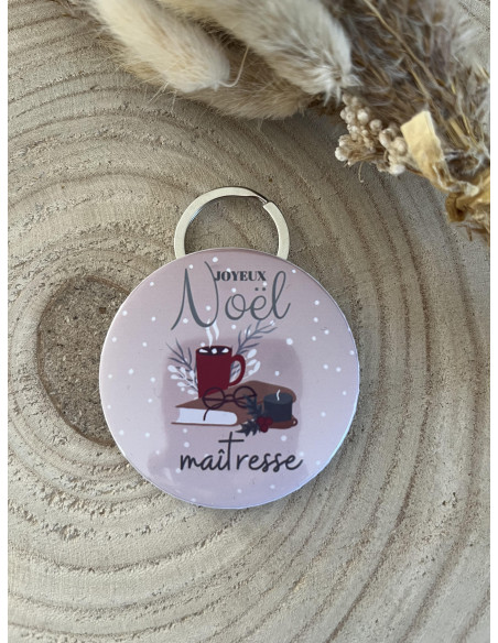 Porte clé personnalisé noël