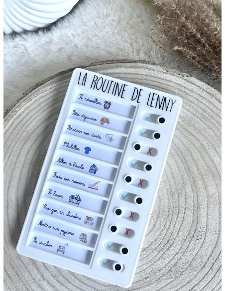 Tableau routine quotidienne