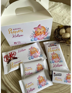 Box chocolat Motif Pâques