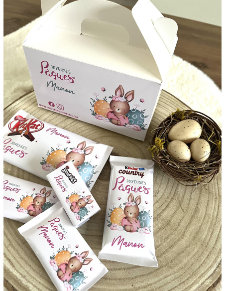 Box chocolat Motif Pâques