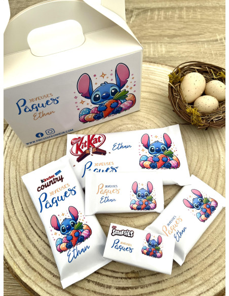 Box chocolat Pâques Stitch