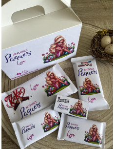 Box chocolat Pâques Barbie