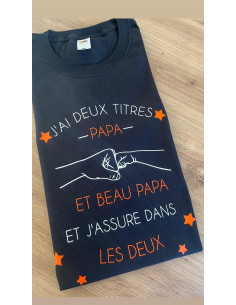 Tee shirt PAPA et BEAU PAPA...