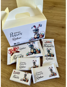 Box chocolat Pâques Dinosaure