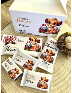 Box chocolat Pâques Roi lion