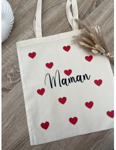 Sac Tote bag Maman coeur