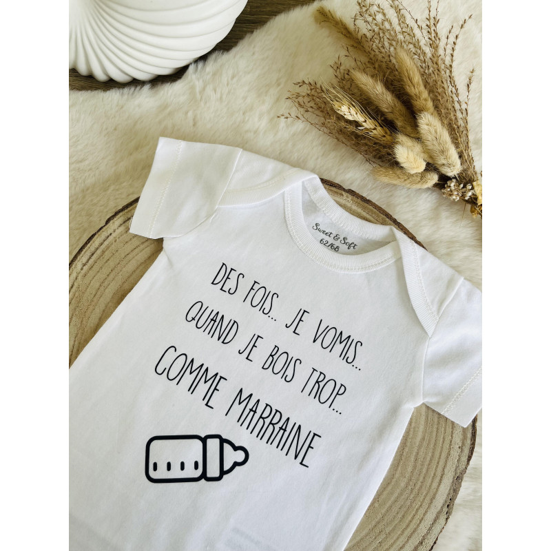 Body bébé humoristique personnalisé –...