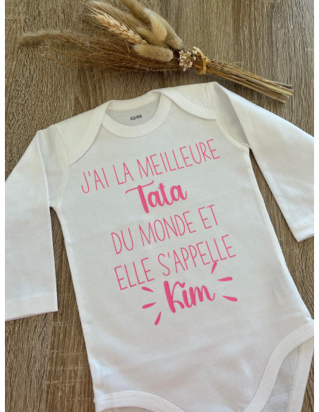 Body bébé personnalisé – La meilleure marraine ou le meilleur parrain du monde