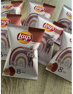 Paquet de chips arc en ciel...