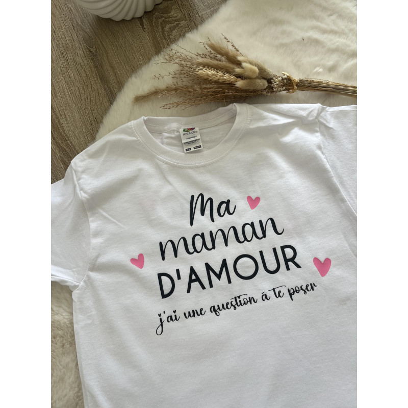 T-shirt Enfant « Veux-tu épouser Papa...