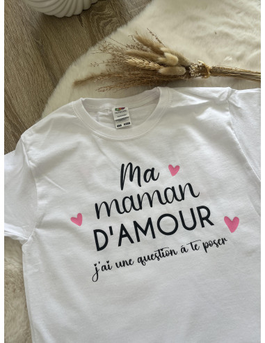 Tee-shirt enfant veux tu épouser papa ?