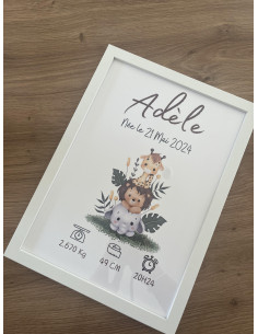 Cadre de naissance safari