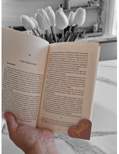 Marque page coeur
