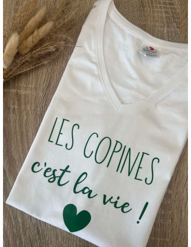 Tee shirt FEMME "les copines c'est la...