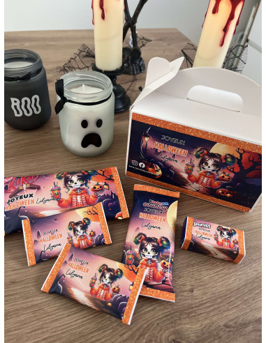 Box halloween chocolat modèle 2