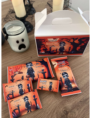 Box halloween chocolat modèle 3