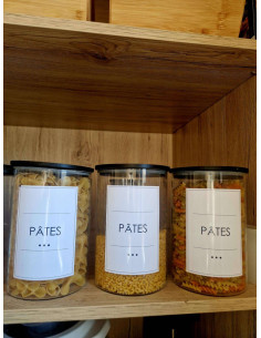 Etiquettes pour bocaux ou...