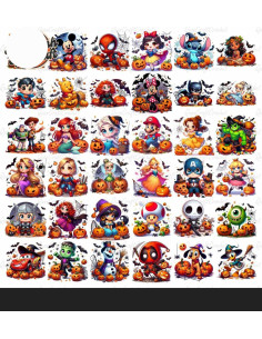 Box chocolat halloween Disney 2