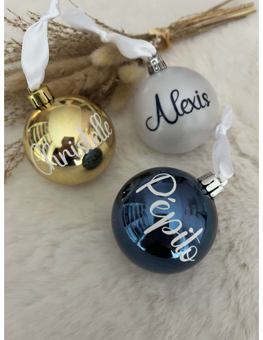 Boule de Noël personnalisée