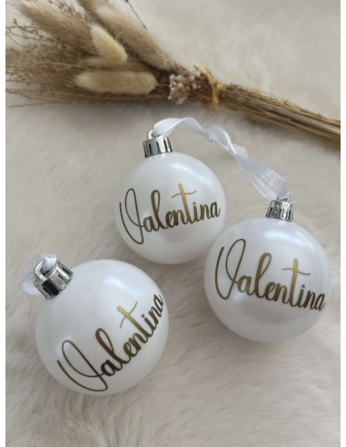 Boule de Noël personnalisée