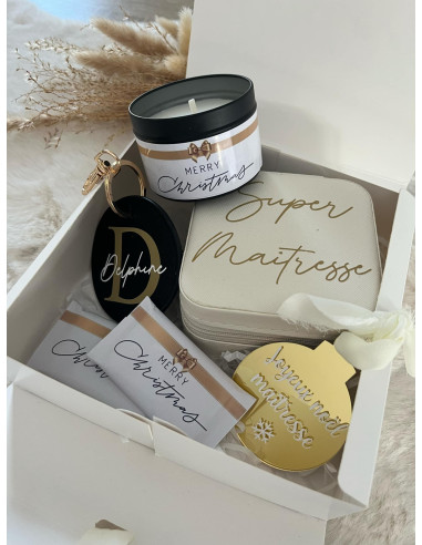 Box cadeau personnalisée maitresse /...