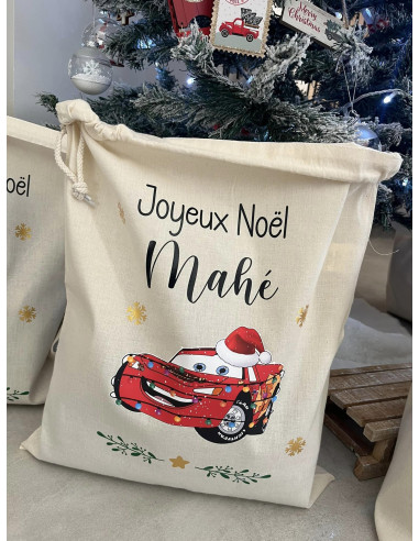 Hotte de noël cars