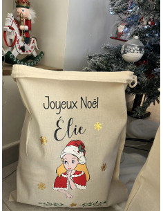 Hotte de noël Alice aux...