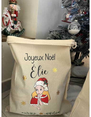 Hotte de noël Alice aux pays des merveilles