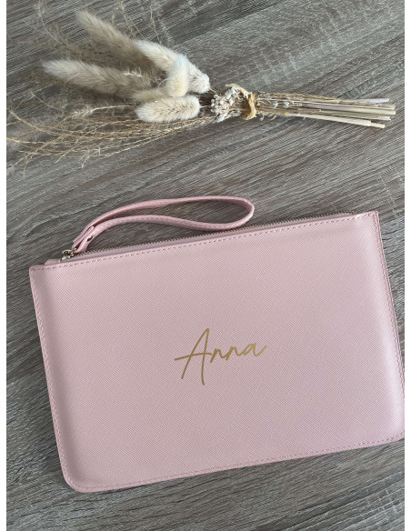 Pochettes personnalisées simili cuir