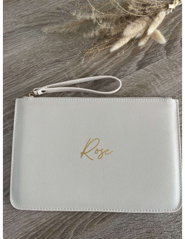 Pochettes personnalisées simili cuir