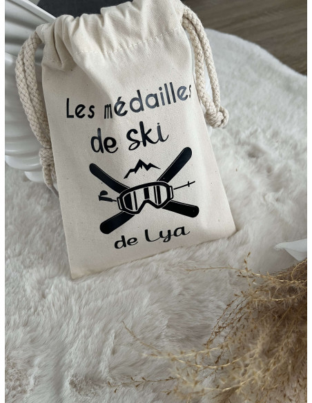 Pochon médailles de ski