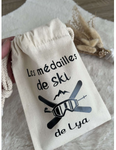 Pochon médailles de ski 2