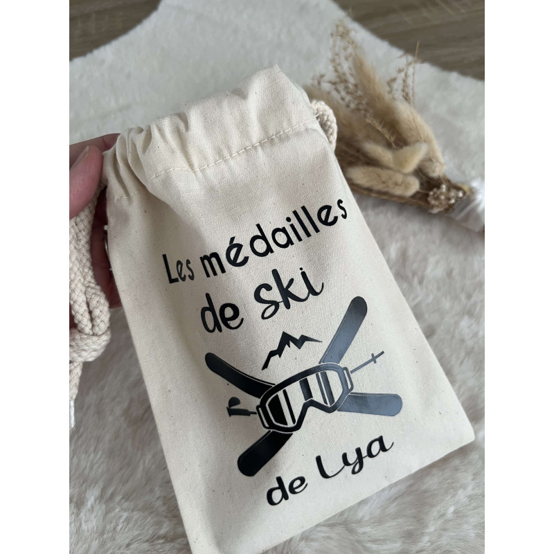 Pochon à médailles de ski...