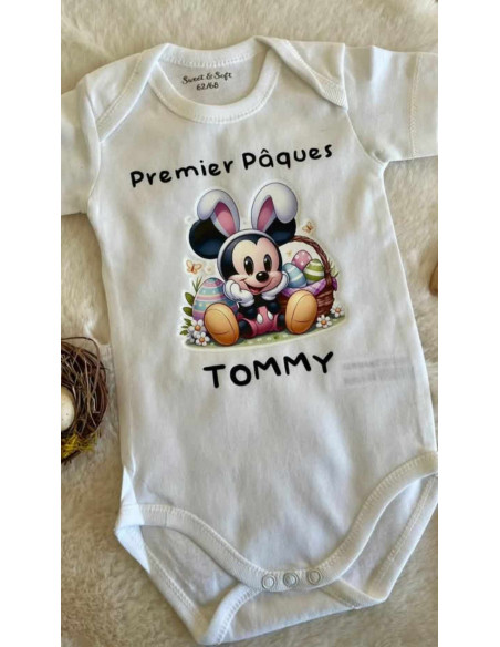 Tee shirt pâques personnalisé