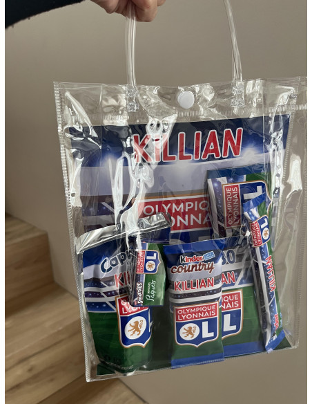 Sac de pâques avec chocolats personnalisés