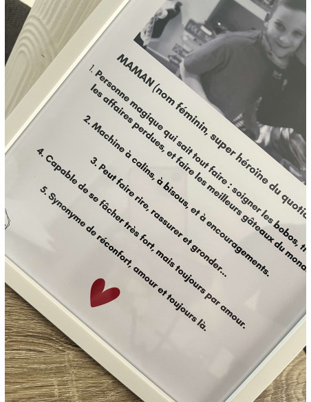 Affiche photos Maman