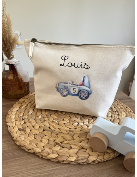 Pochette enfant personnalisée avec prénom – Voiture
