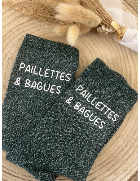 Chaussettes paillettées