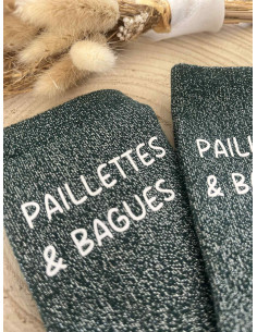 Chaussettes paillettées 2