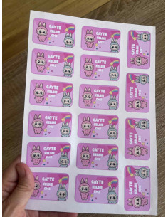 Etiquettes école...